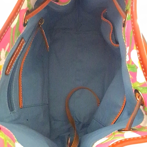 Dooney & Bourke Daffodil Floral Drawstring Bucket Bag - Picture 9 of 15